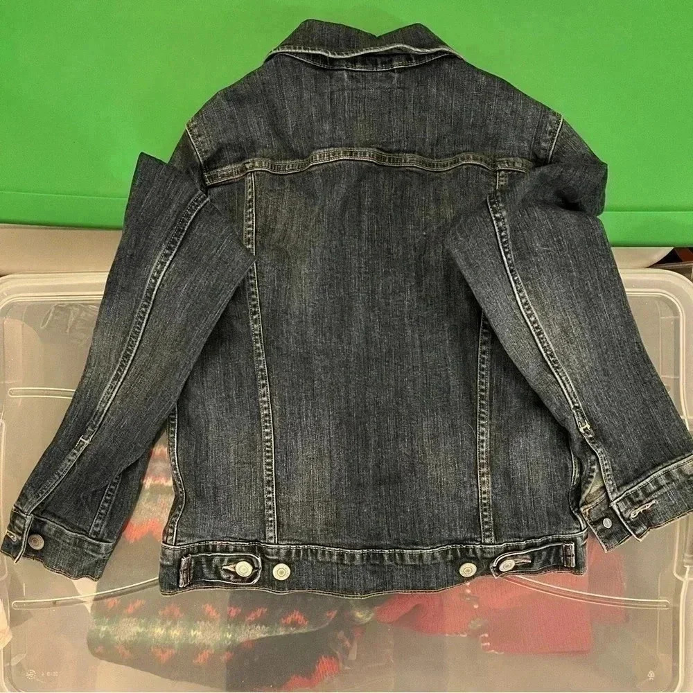 Levi’s Traditional Blue Jean Denim Jacket Red Tab Small - Picture 8 of 13